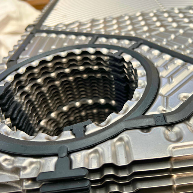 Heat Exchanger Plate with Gasket